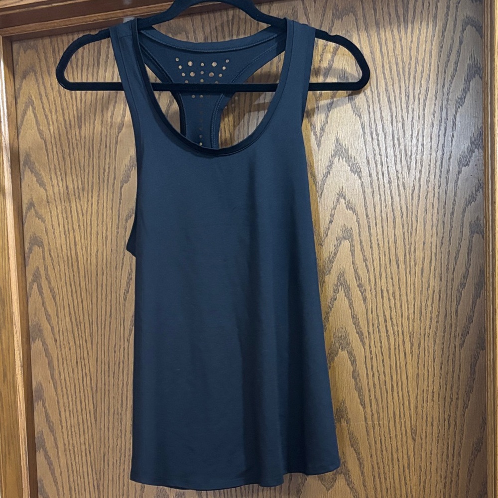 Fabletics Black Racerback Tank Top
